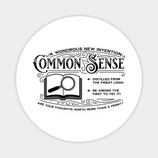 Introducing Common Sense Antique Advertisement Magnet